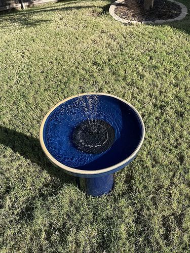 Solar Powered Bird Bath Water Fountain Pump - Garden And Pond photo review