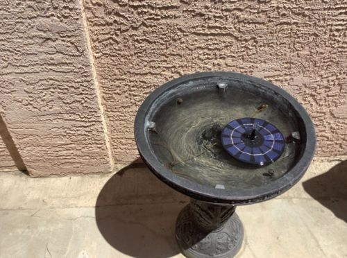 Solar Water Pond Fountain Garden photo review