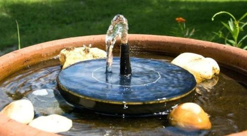 Solar Water Pond Fountain Garden photo review