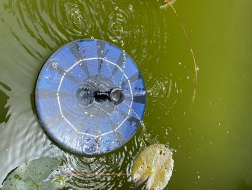 Solar Water Pond Fountain Garden photo review