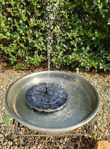 Solar Water Pond Fountain Garden photo review