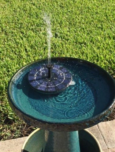 Solar Water Pond Fountain Garden photo review