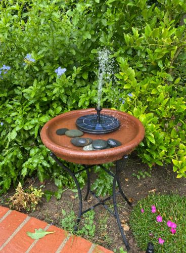 Solar Water Pond Fountain Garden photo review