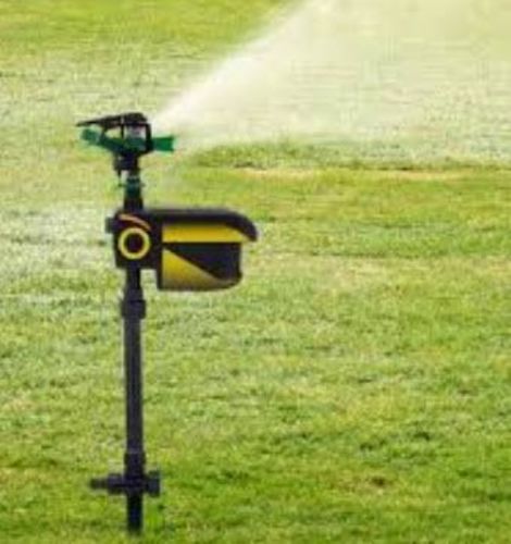 Spraycrow Solar Powered Motion Activated Animal Repellent Garden Sprinkler photo review