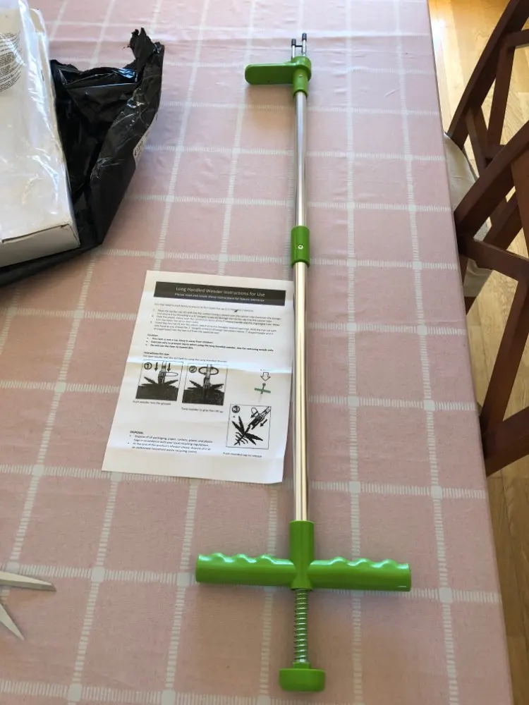 Standing Weed Puller Root Removal Tool photo review