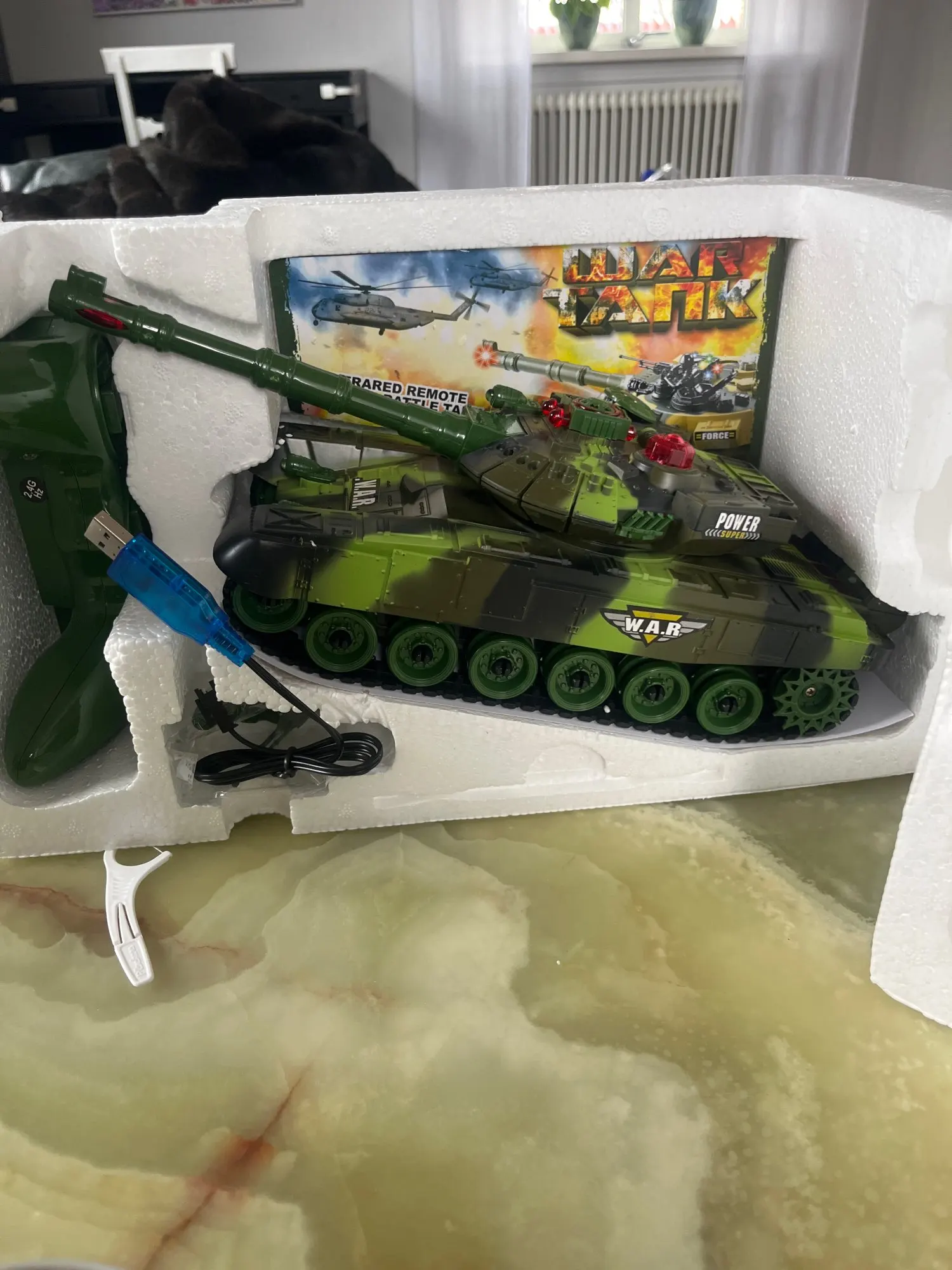 Super Rc Battle Military Tank photo review