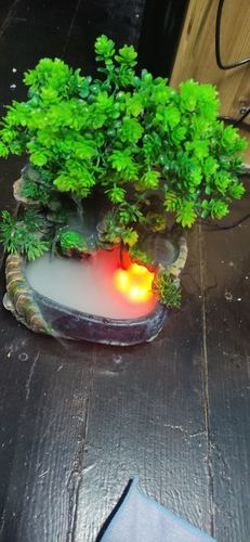 Indoor Tabletop Water Garden Relaxation Waterfall Fountain photo review