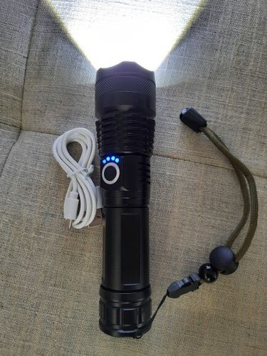 Tactical Led Flashlight 90000 Lumens Rechargeable Brightest photo review