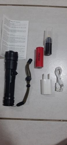 Tactical Led Flashlight 90000 Lumens Rechargeable Brightest photo review