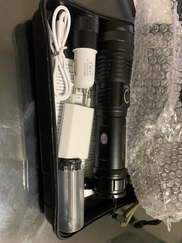 Tactical Led Flashlight 90000 Lumens Rechargeable Brightest photo review