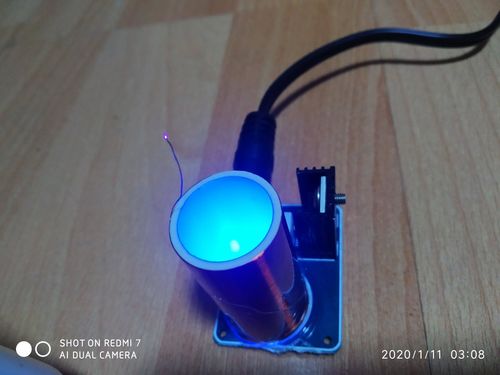 Tesla Coil Test Bench Wireless Transmission Experiment Desktop Toy Model photo review