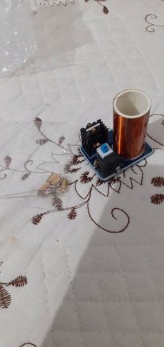 Tesla Coil Test Bench Wireless Transmission Experiment Desktop Toy Model photo review