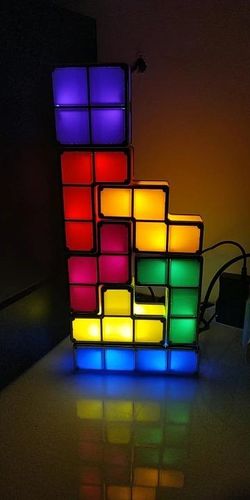 Stapelbare Tetris-LED-Nachtlampe photo review