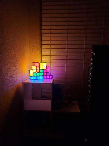 Stapelbare Tetris-LED-Nachtlampe photo review