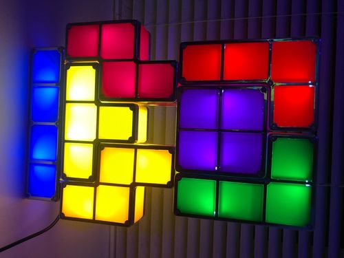 Stapelbare Tetris-LED-Nachtlampe photo review