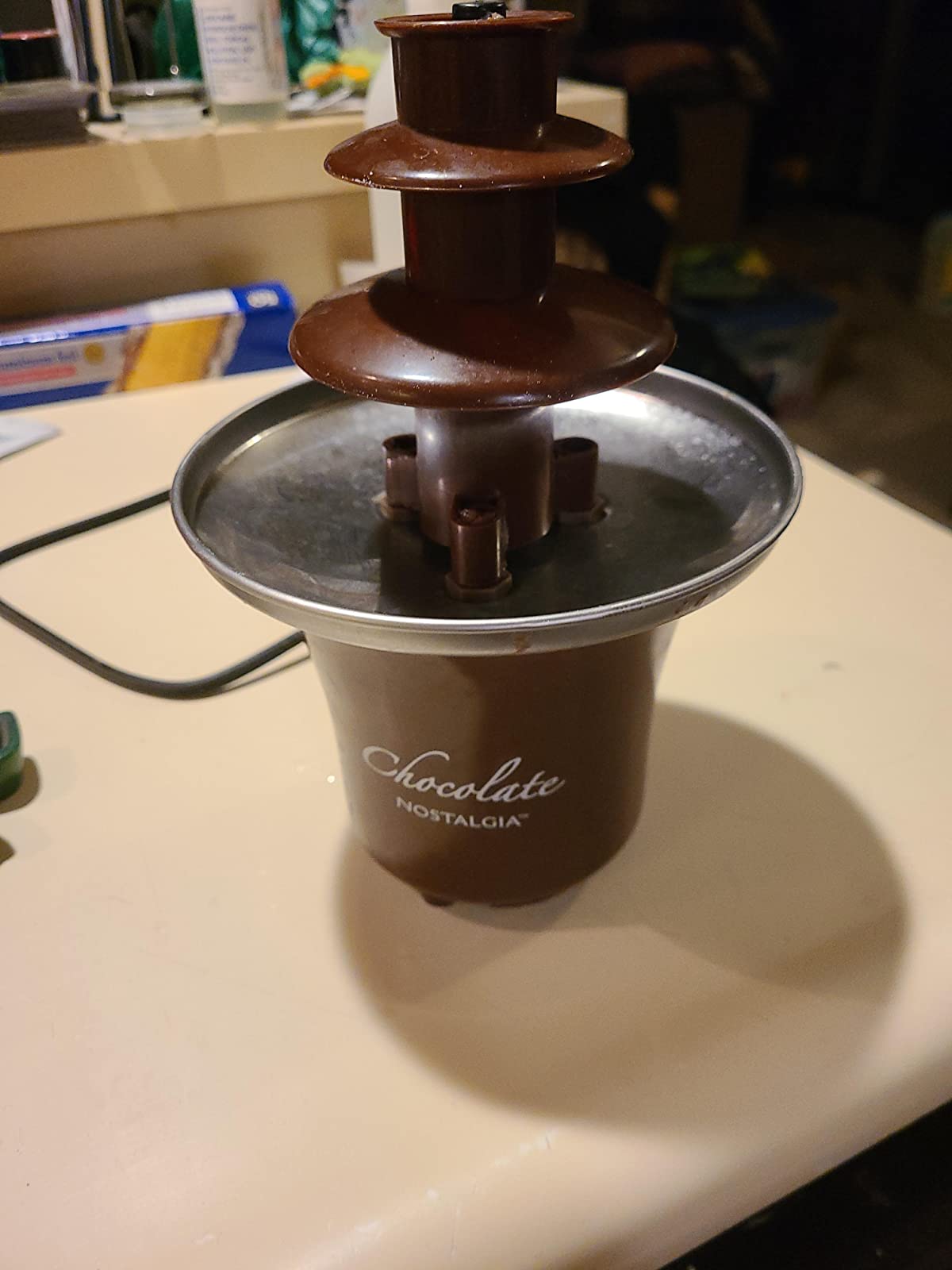 Chocolate Fondue Fountain Assemble 3 Tiers photo review