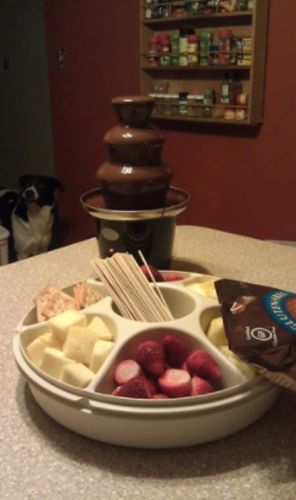 Chocolate Fondue Fountain Assemble 3 Tiers photo review