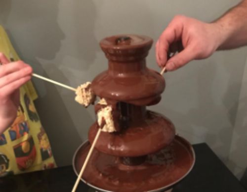 Chocolate Fondue Fountain Assemble 3 Tiers photo review