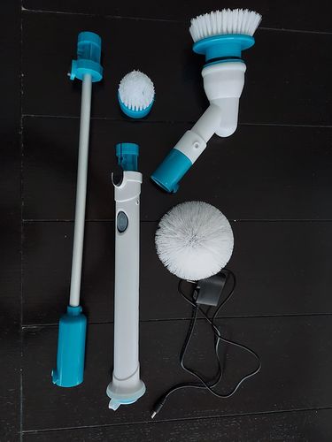 Wireless Electric Turbo Scrub Cleaner Set photo review