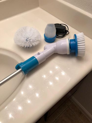 Wireless Electric Turbo Scrub Cleaner Set photo review