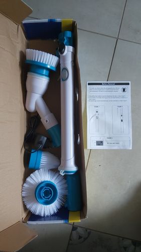 Turbo Scrub Cordless Cleaning Brush - Electric Power Scrubber photo review