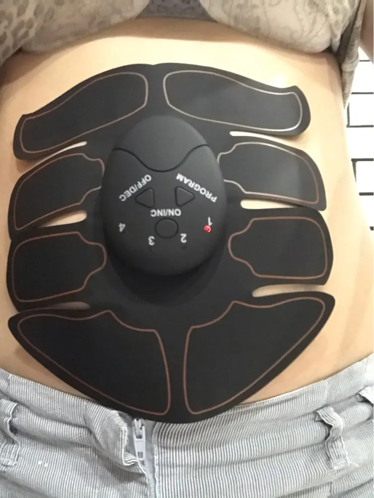 Upgraded 8 Pack Ems Abdominal Muscle Training Stimulator Device photo review