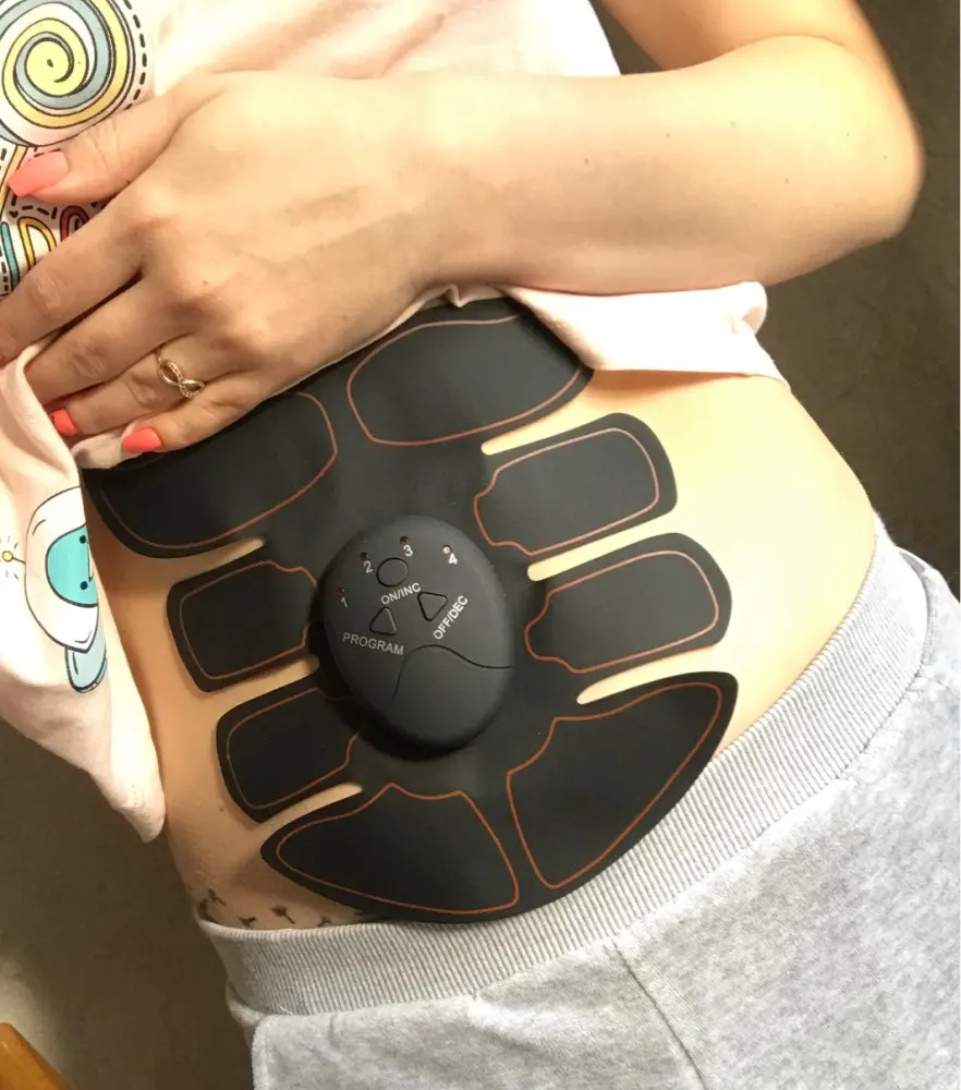 Upgraded 8 Pack Ems Abdominal Muscle Training Stimulator Device photo review