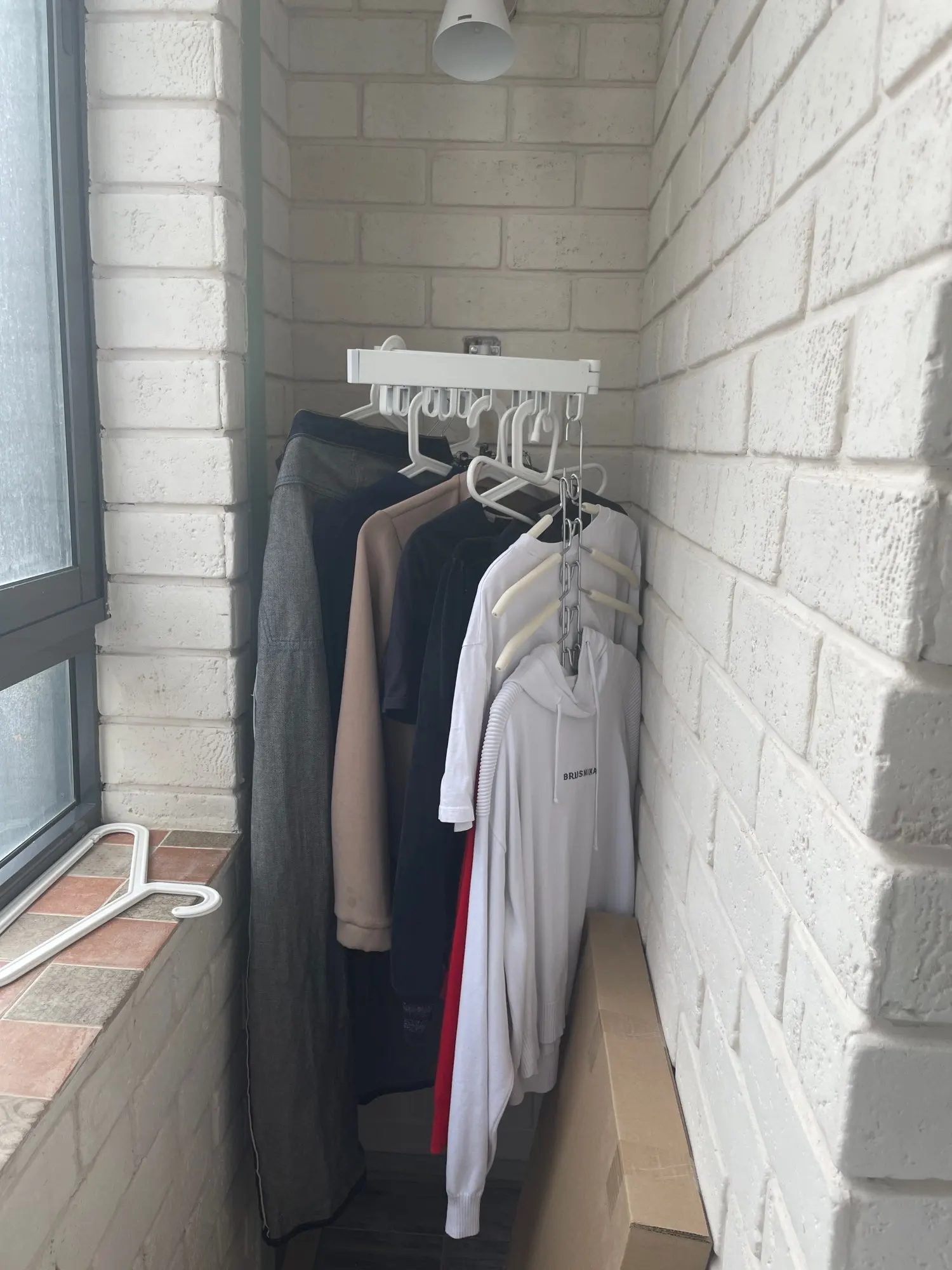 Wall Mounted Clothes Drying Rack photo review