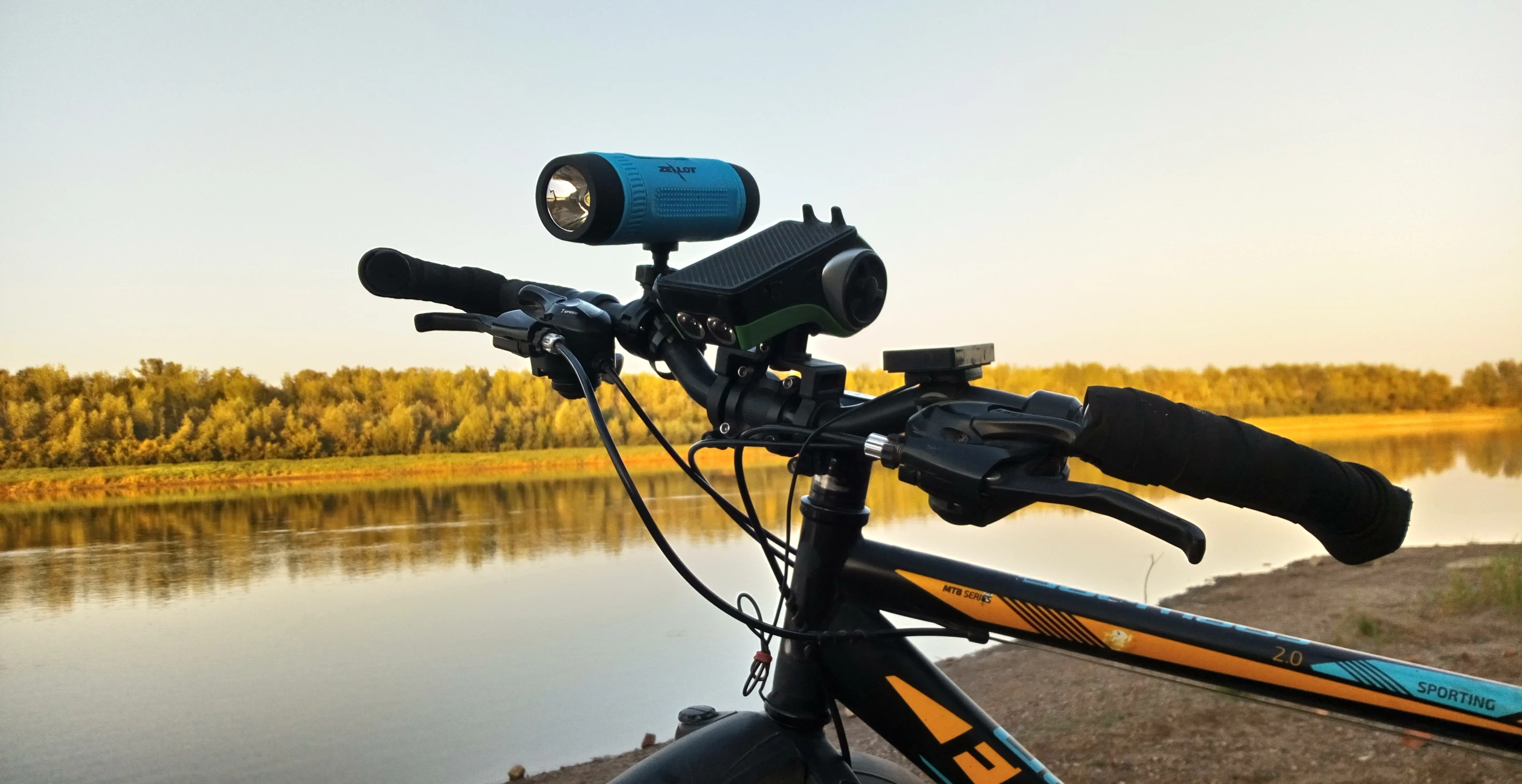 Waterproof Bluetooth Speaker For Bike With Led Light Take Your Favorite Music Everywhere photo review