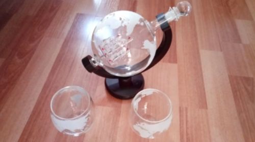 Whiskey Globe Decanter photo review