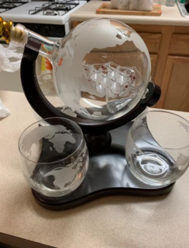 Whiskey Globe Decanter photo review