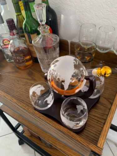 Whiskey Globe Decanter photo review