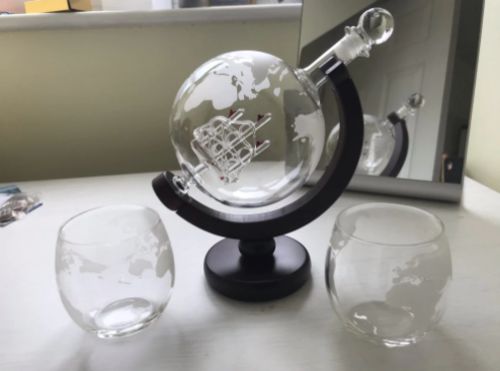 Whiskey Globe Decanter photo review