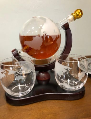 Whiskey Globe Decanter photo review