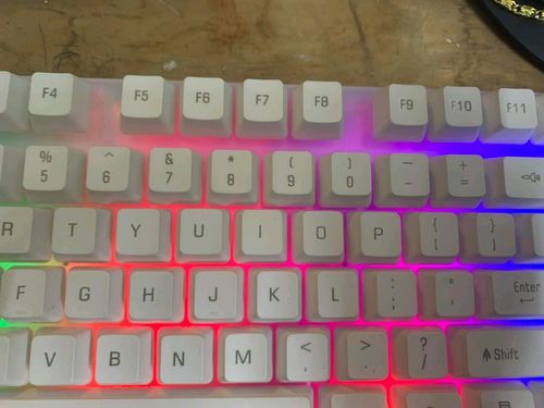 Wireless Gamer Keyboard And Mouse Set Competitive Usb Rainbow Backlight For Pc photo review