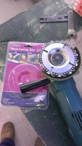 Wood Carving Disc - Angle Grinder Wood Blade photo review