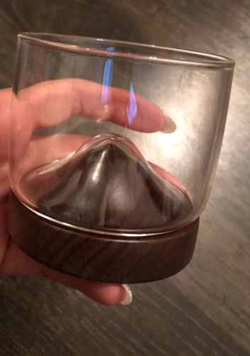 Wooden Mountain Whiskey Glass Bottom photo review