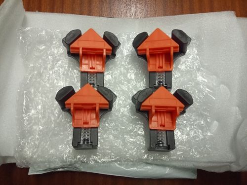 Woodworking Corner Clamp | Set Of 4 + 60° And 120° Heads photo review